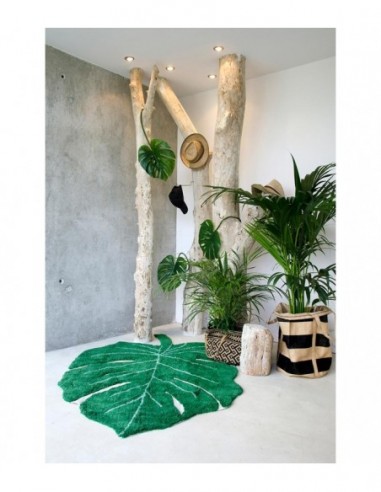 Lorena Canals - Monstera Leaf Halı... Lorena Canals - Monstera Leaf Halı...
