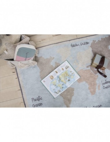 Lorena Canals - Vintage Map Halı... Lorena Canals - Vintage Map Halı...
