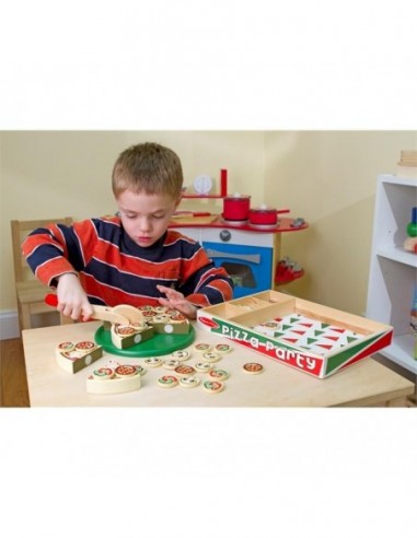 Melissa & Doug - Ahşap Pizza Partisi Melissa & Doug - Ahşap Pizza Partisi