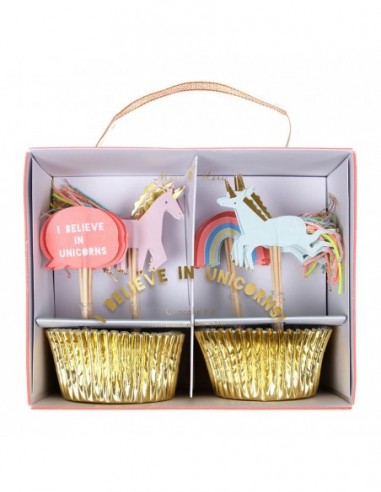 Meri Meri - Unicorn Teması Cupcake Kit