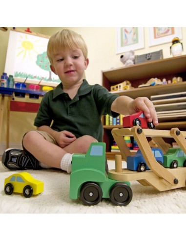 Melissa & Doug - Ahşap Araba Taşıyıcı Melissa & Doug - Ahşap Araba Taşıyıcı