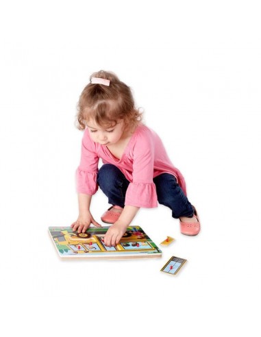 Melissa & Doug - Ahşap Sesli Yapboz... Melissa & Doug - Ahşap Sesli Yapboz...