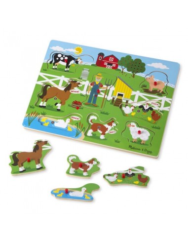 Melissa & Doug - Ahşap Sesli Yapboz... Melissa & Doug - Ahşap Sesli Yapboz...