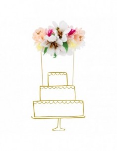 Meri Meri - Çiçekli Pasta Süsü