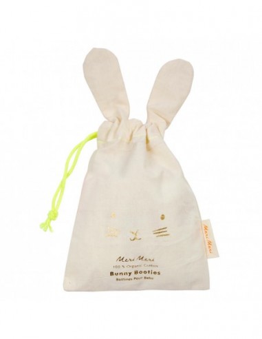 Meri Meri - Mint Tavşanlı Bebek Patiği
