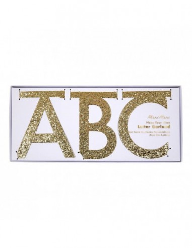 Meri Meri - Altın Renkli Harfler...