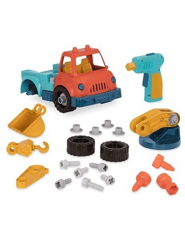 Battat - Wonder Wheels Vinç Tak Çıkar Battat - Wonder Wheels Vinç Tak Çıkar