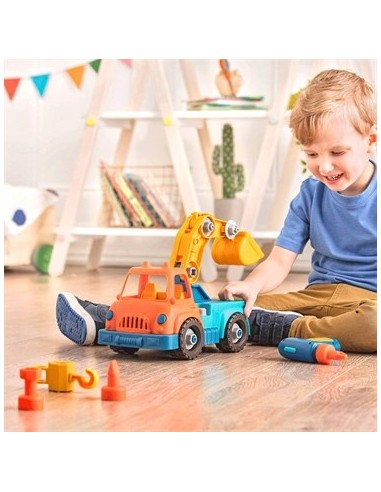Battat - Wonder Wheels Vinç Tak Çıkar Battat - Wonder Wheels Vinç Tak Çıkar