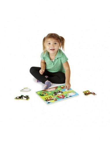 Melissa & Doug - Ahşap Tutmalı Yapboz... Melissa & Doug - Ahşap Tutmalı Yapboz...