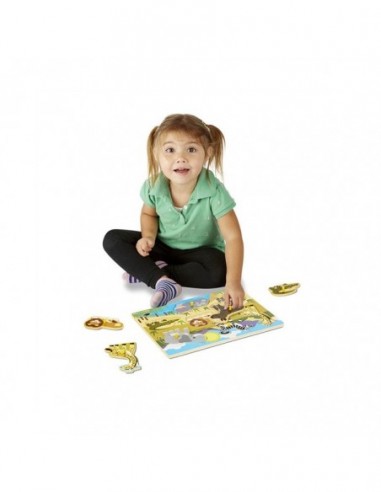 Melissa & Doug - Ahşap Tutmalı Yapboz... Melissa & Doug - Ahşap Tutmalı Yapboz...