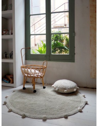 Lorena Canals - Bubbly Olive Halı Ø120cm Lorena Canals - Bubbly Olive Halı Ø120cm