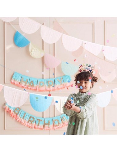 Meri Meri - Şeftali Renkli Yarım Ay...