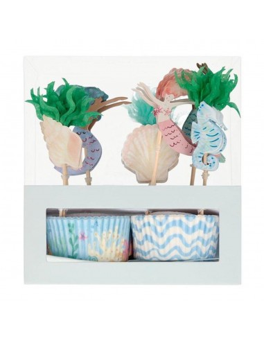 Meri Meri - Deniz Kızı Cupcake Kit