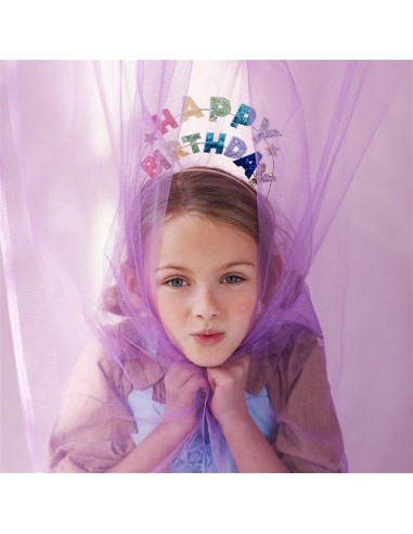 Meri Meri - Parıltılı Happy Birthday Taç