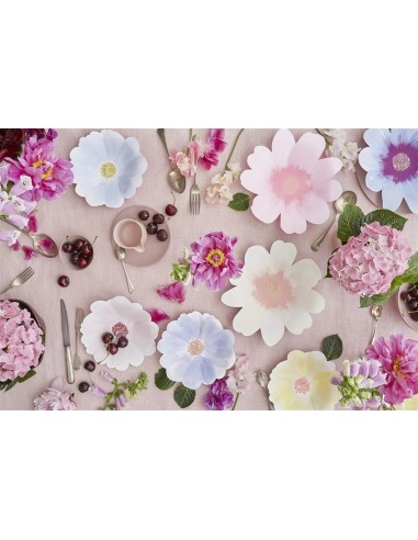 Meri Meri - Çiçek Bahçesi Büyük Tabaklar