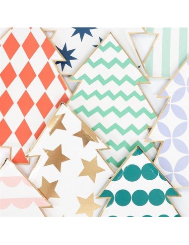 Meri Meri - Yeni Yıl Ağaç Motifli...