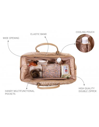 Childhome - Mommy Bag Çanta Puffy Bej Childhome - Mommy Bag Çanta Puffy Bej