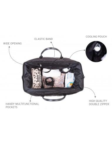 Childhome - Mommy Bag Çanta Puffy Siyah Childhome - Mommy Bag Çanta Puffy Siyah