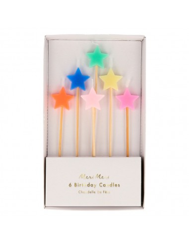 Meri Meri - Karışık Yıldız Mumlar