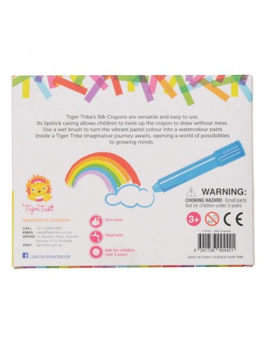 Tiger Tribe - 8'li Pastel Boya Kalemi