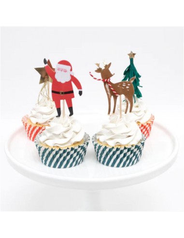 Meri Meri - Yeni Yıl İkonlu Cupcake Seti Meri Meri - Yeni Yıl İkonlu Cupcake Seti
