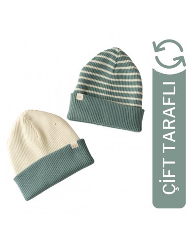 Mama Yoyo - Çift Taraflı Çocuk Bere Mint