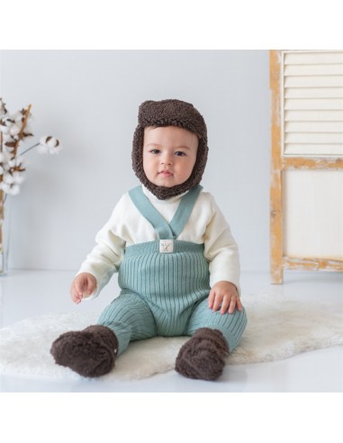 Mama Yoyo - Teddy Patik ve Bere Seti