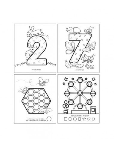 Ooly - Boyama Kitabı  123 Shapes &... Ooly - Boyama Kitabı  123 Shapes &...