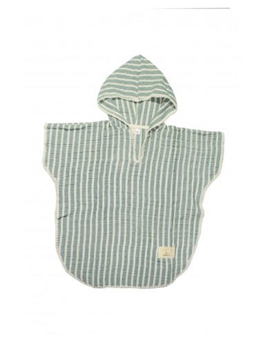 Miela Kids - Müslin Panço Çizgili Mint Miela Kids - Müslin Panço Çizgili Mint