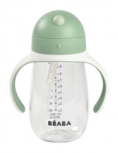 Beaba - Şeffaf Pipetli Suluk 300ml... Beaba - Şeffaf Pipetli Suluk 300ml...
