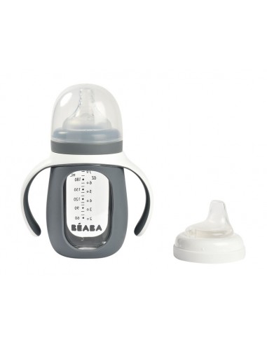 Beaba - Cam Biberon 210ml Mineral Grey Beaba - Cam Biberon 210ml Mineral Grey