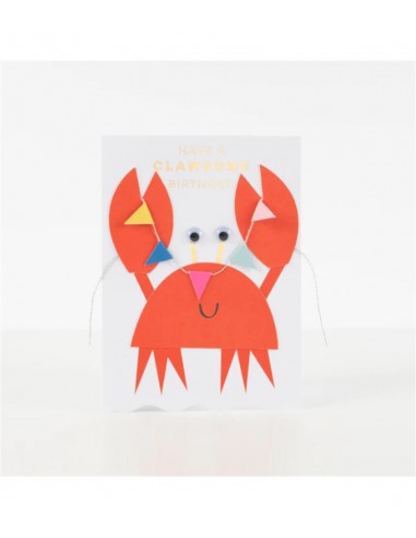 Meri Meri - Yengeç Tebrik Kartı