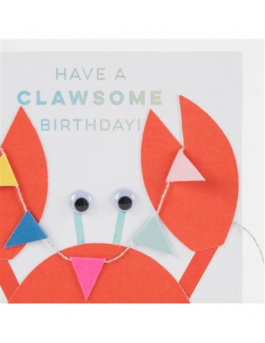 Meri Meri - Yengeç Tebrik Kartı