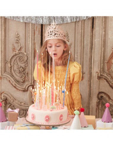 Meri Meri - Renkli Kıvrımlı Mumlar