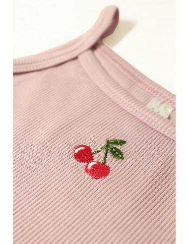 Miela Kids - Kiraz Nakışlı Crop...