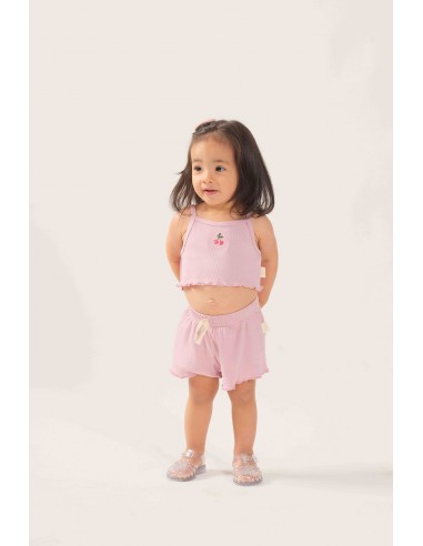 Miela Kids - Kiraz Nakışlı Crop...