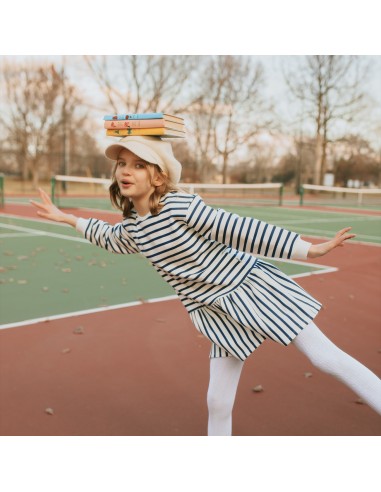 Antebies - Çizgili Futter Elbise