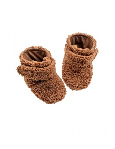 Miela Kids - Peluş Patik Kahverengi