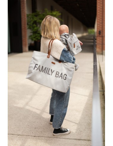 Childhome - Family Bag Çanta Kanvas Gri Childhome - Family Bag Çanta Kanvas Gri