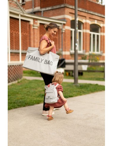 Childhome - Family Bag Çanta Kanvas Gri Childhome - Family Bag Çanta Kanvas Gri