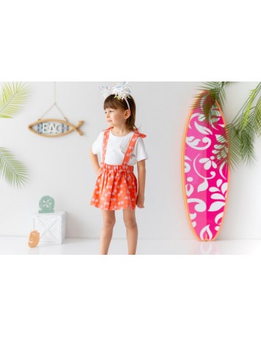 Mama Yoyo - Kirazlı Askılı Koton Etek...