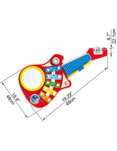 Hape - 6in1 Oyuncak Müzik Aleti