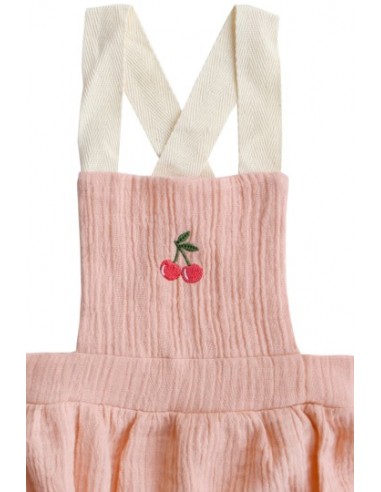 Miela Kids - Kiraz Nakışlı Müslin...