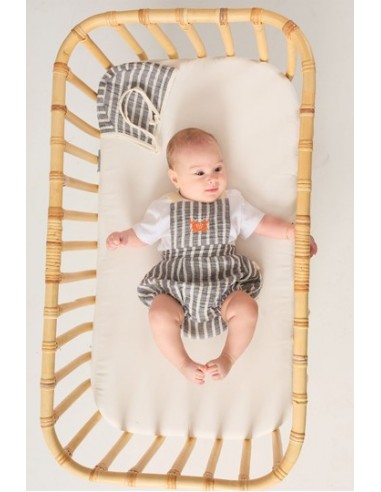 Miela Kids - Yengeç Nakışlı Çizgili...