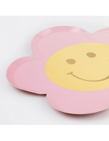 Meri Meri - Mutlu Yüz Çiçek Tabaklar