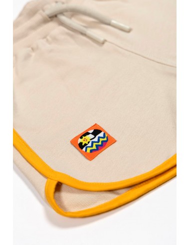 BeetleBeez - Bej Retro Şort Turuncu...