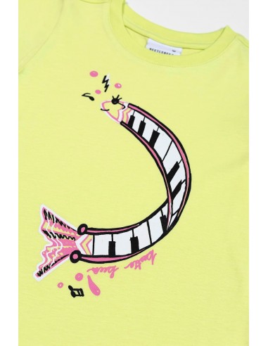 BeetleBeez - Piano Fish Elbise Lime