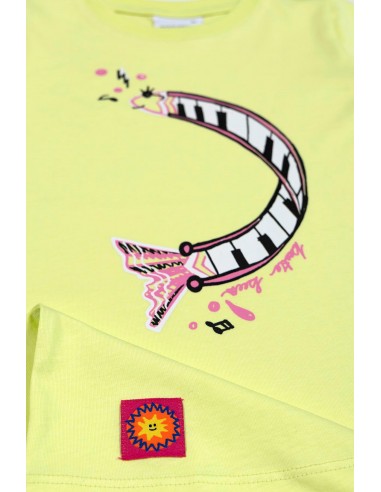 BeetleBeez - Piano Fish Elbise Lime