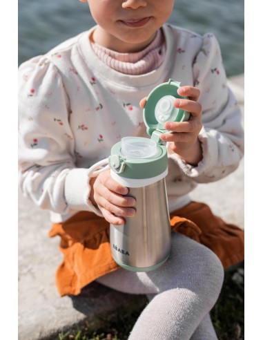 Beaba - Paslanmaz Çelik Suluk 350ml... Beaba - Paslanmaz Çelik Suluk 350ml...