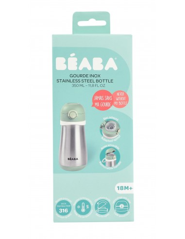 Beaba - Paslanmaz Çelik Suluk 350ml... Beaba - Paslanmaz Çelik Suluk 350ml...